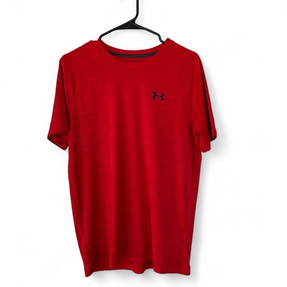 Under Armour Men's Vibrant Red Short Sleeve Tee - Picture 1 of 3